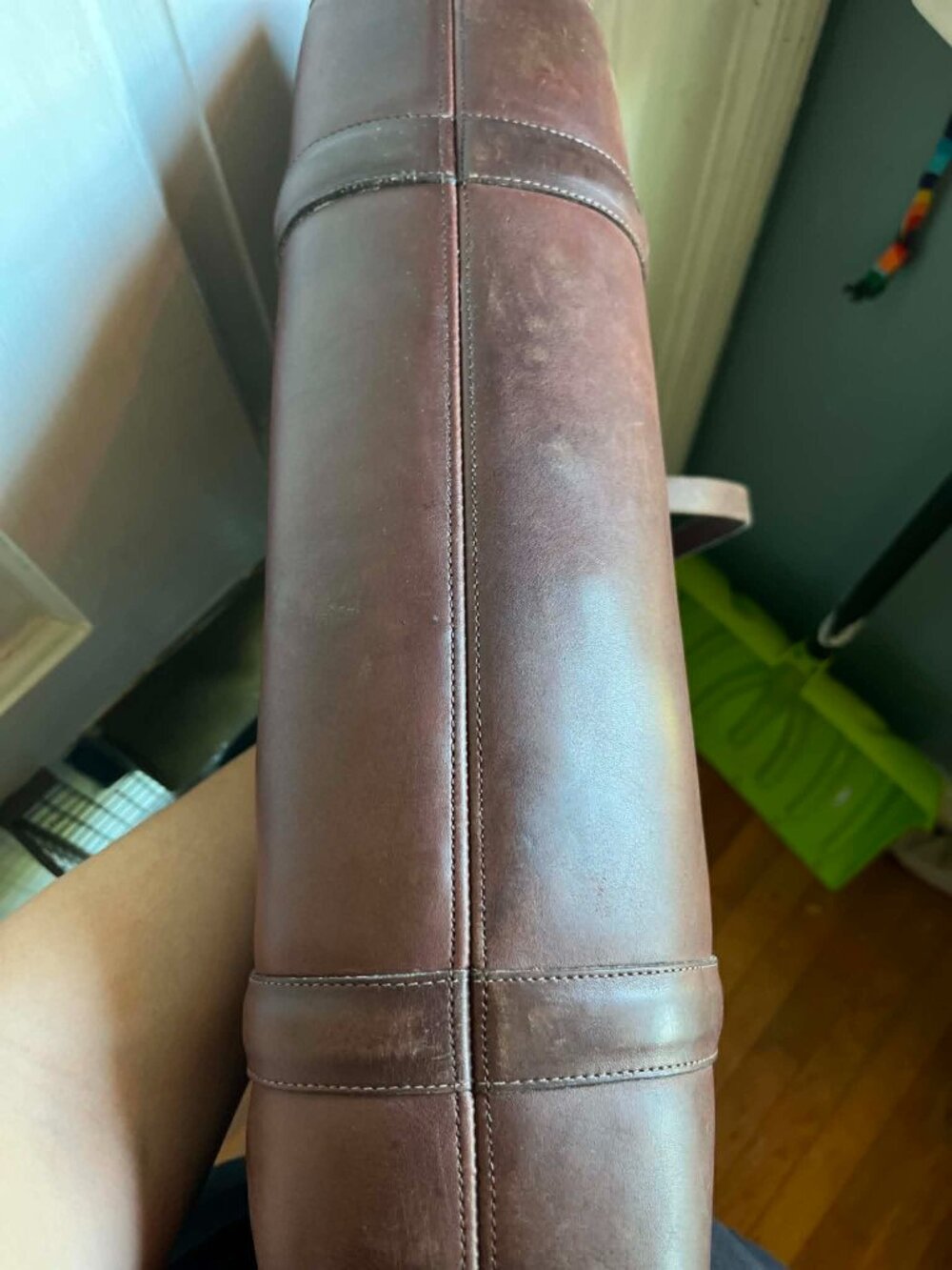 Coach Vintage 80s Shoulder Brief Bag Tote Leather 5230 Brown - Picture 13 of 14